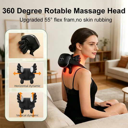 Masseur cervical 4D – porté sur les épaules