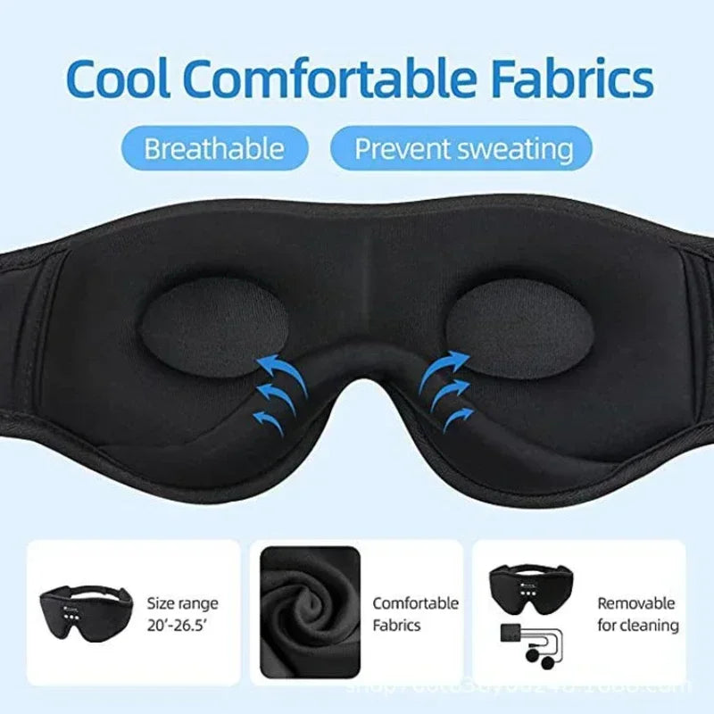 Masque de sommeil 3D Bluetooth – forme 3D