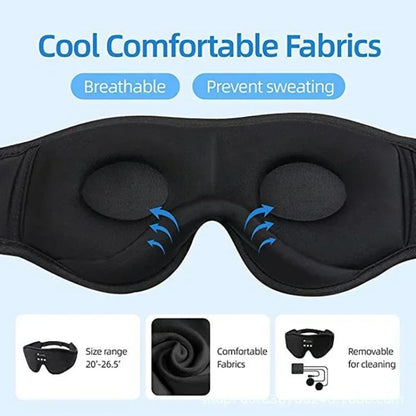 Masque de sommeil 3D Bluetooth – forme 3D