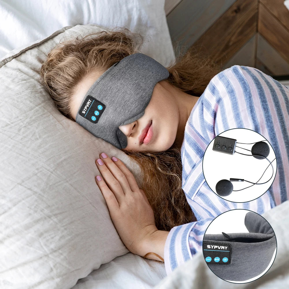 Masque de sommeil Bluetooth en coton – détails