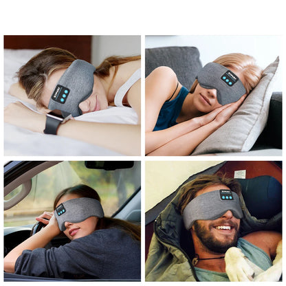 Masque de sommeil Bluetooth en coton – en situation