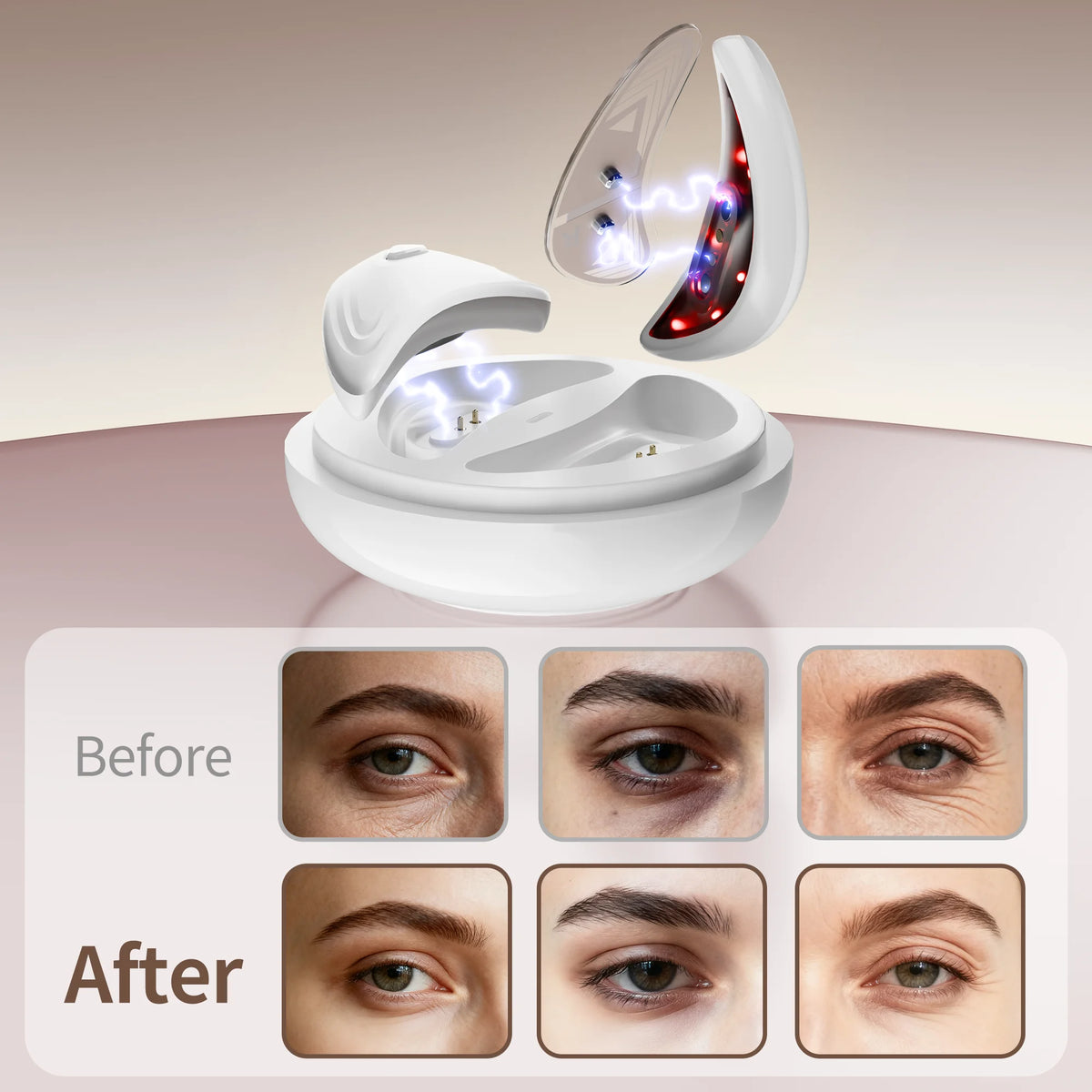 Appareil contour des yeux – lumière rouge