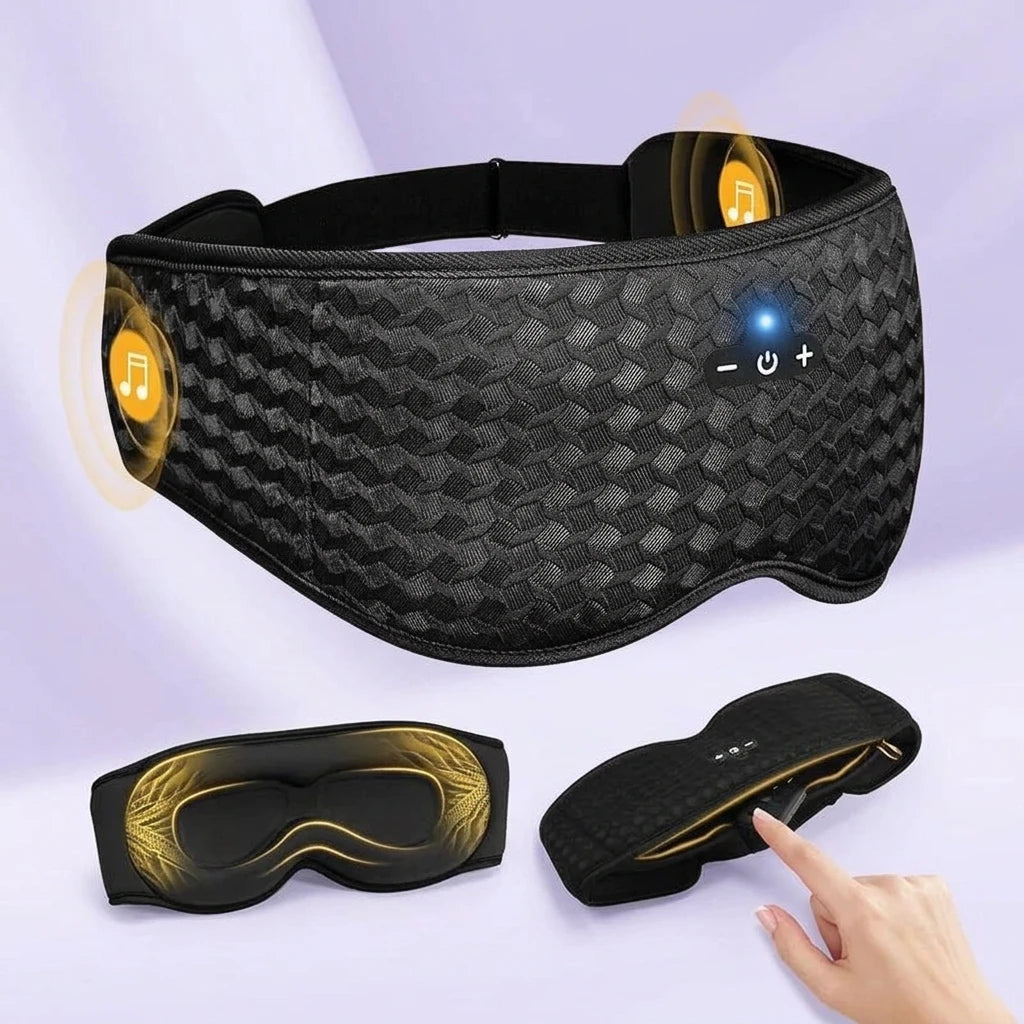 Masque de sommeil 3D avec micro – contenu